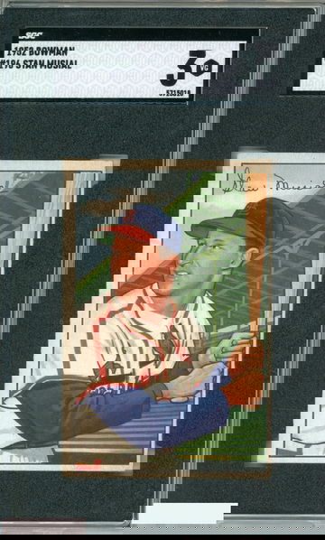 1952 BOWMAN STAN MUSIAL #196 CARDINALS HOF SGC 3 VG