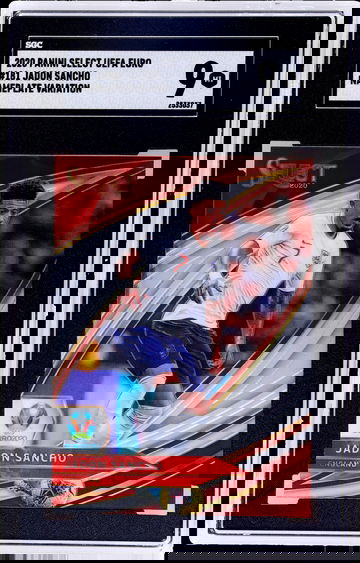 2020 Panini Select UEFA Euro Nameplate Variation Jadon Sancho #181 SGC 9