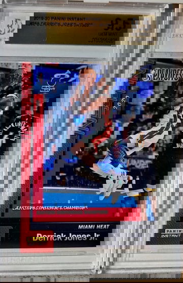 Derrick Jones Jr 2019-20 Panini NBA #258 Basketball 1 of 303 BGS 9.5 Gem Heat