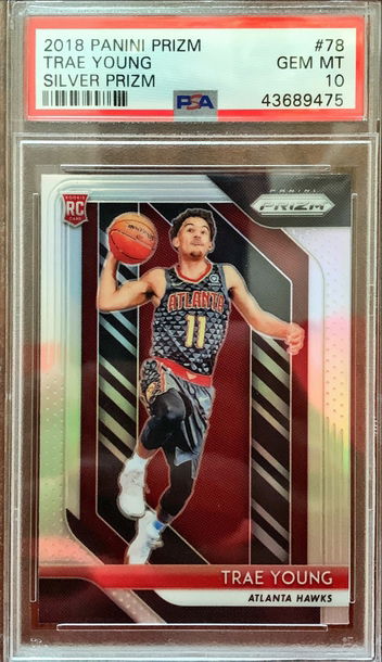 Trae Young Prizm Silver Rookie PSA 10