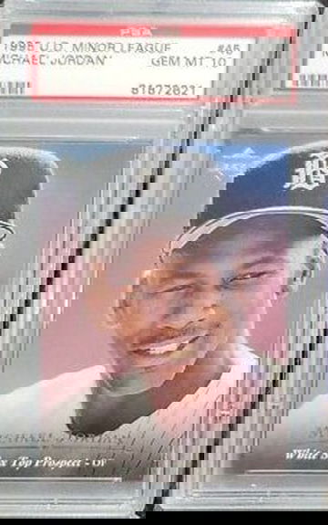 1995 Upper Deck UD Minors Chicago White Sox Top Prospect 45 Michael Jordan Birmingham Barons PSA 10 Gem Mint