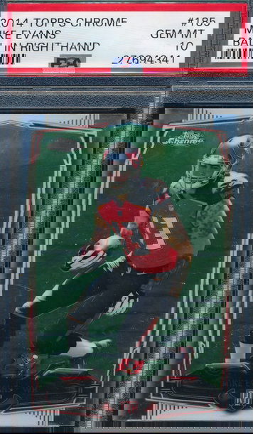 2014 Topps Chrome 185 Mike Evans RC PSA 10 GEM MT 4341