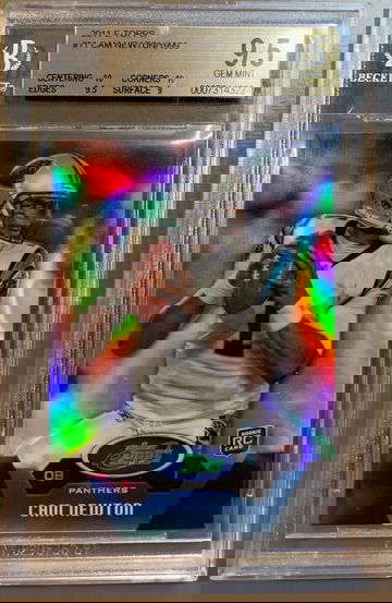 2011 E-Topps Cam Newton Refractor /1999 BGS 9.5 