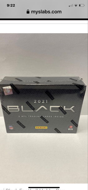 2021 Panini Black Football Hobby Box