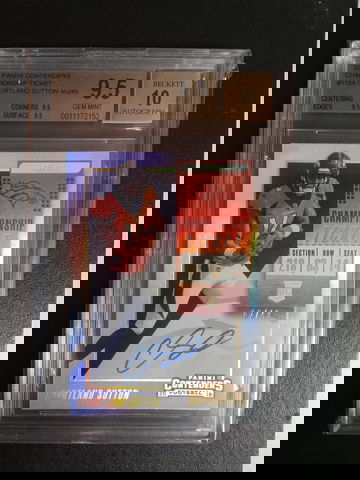 2018 Panini contenders championship ticket #115 Cortland Sutton 2/49 RC Auto BGS 9.5/10