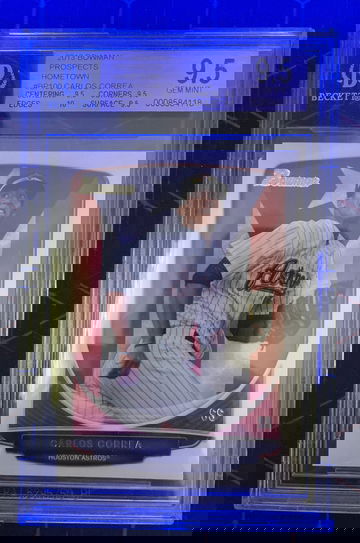 2013 Bowman Prospects Hometown #BP100 Carlos Correa BGS 9.5