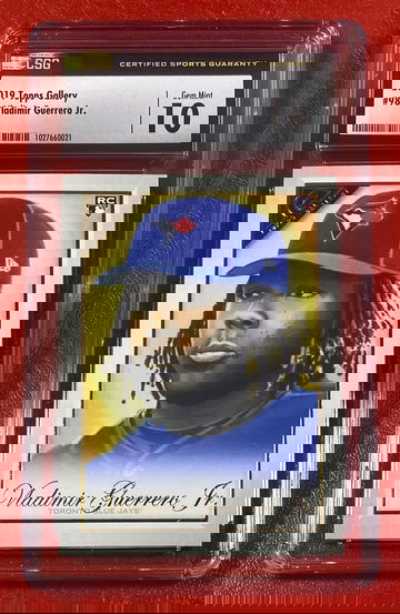 2019 Topps Gallery Vladimir Guerrero Jr #98 RC Rookie CSG 10 Toronto Blue Jays