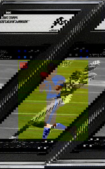 2007 Topps #320 Calvin Johnson SGC 9 MT