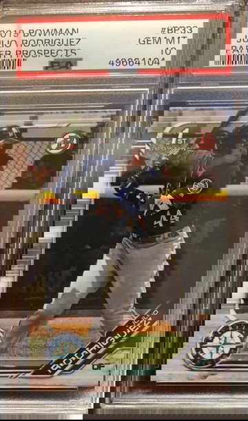 Julio Rodriguez 2019 Bowman Paper 1st Bowman PSA 10