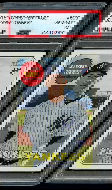 Gleyber Torres 2018 Topps Heritage High #603 PSA 10 Gem Mint