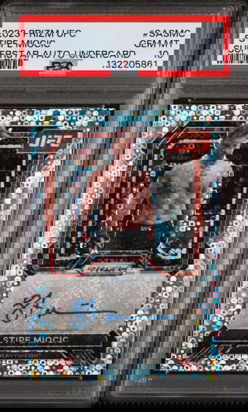 2023 Panini Prizm UFC Superstar Autographs Superstar Auto-Undercard Stipe Miocic #SASMC /132205861 PSA 10