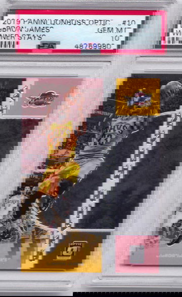 LeBron James 2019 Optic Winner Stays PSA 10