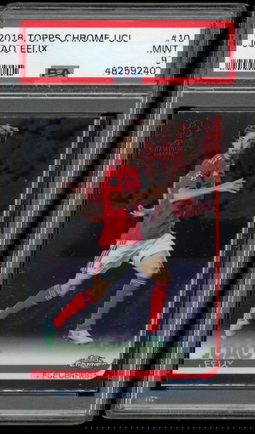 2018 Topps Chrome Joao Felix UEFA Champions League #10 PSA 9