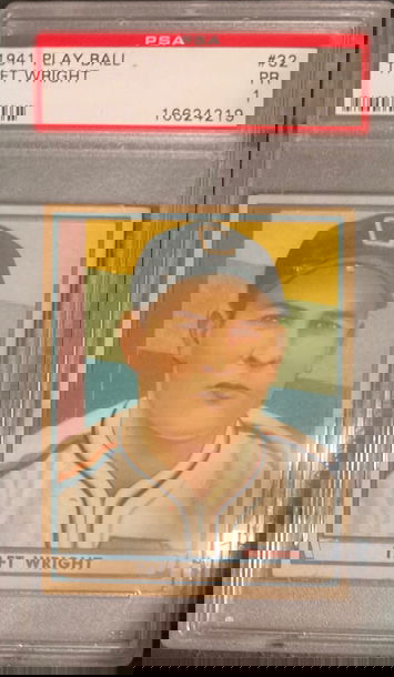 1941 Play Ball Taft Wright PSA 1