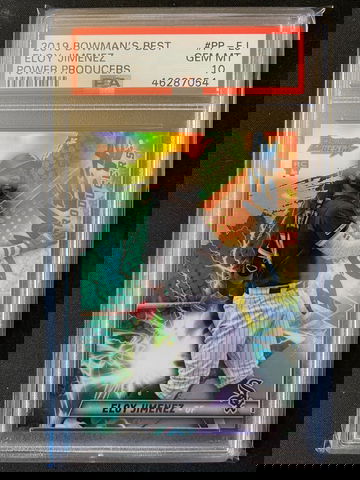 2019 Bowman's Best Eloy Jimenez Power Producers Rookie PSA 10