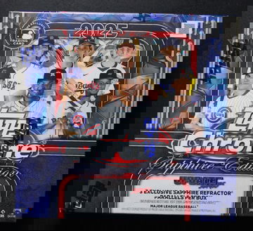 2025 Topps Chrome Update Sapphire Baseball Box - New, Sealed, Unopened - In Hand