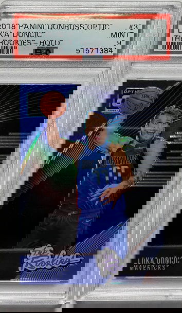 2018 Panini Donruss Optic The Rookies HOLO Luka Doncic PSA 9 #3