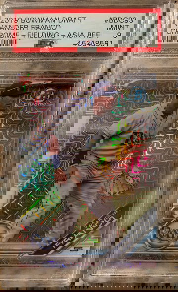 2019 Bowman Draft Wander Franco Chrome Asia Ref PSA 9