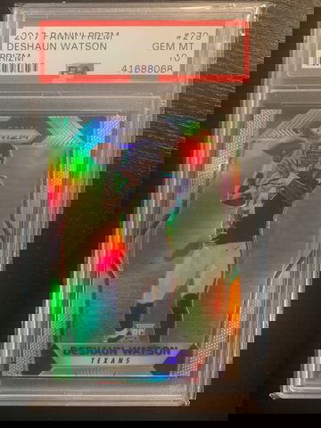 2017 Prizm Deshaun Watson PSA 10