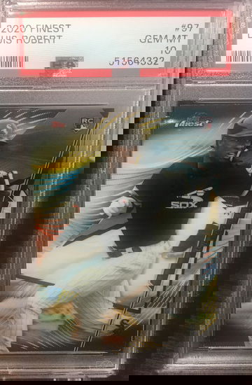 2020 Finest Luis Robert Rookie PSA 10 Gem Mint