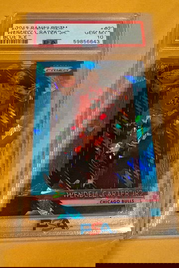2018-19 PRIZM 🏀 WENDELL CARTER Jr PSA 10 BLUE ICE PRIZM/99 BULLS MAGIC SP 🔥