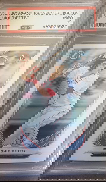 2014 BOWMAN MOOKIE BETTS PSA 9