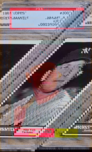 1961 Topps Mickey Mantle PSA 8 (OC)
