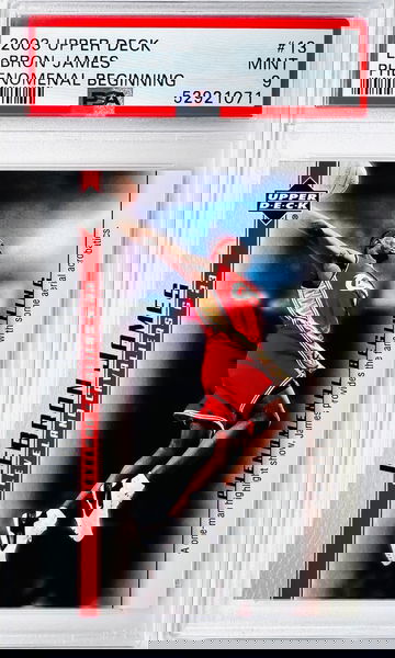 ⭐️ 2003 LEBRON JAMES UPPER DECK #13 PSA 9 RC🔥📈 