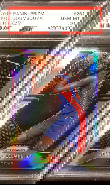 2019 Sekou Doumbouya Silver Prizm PSA 10