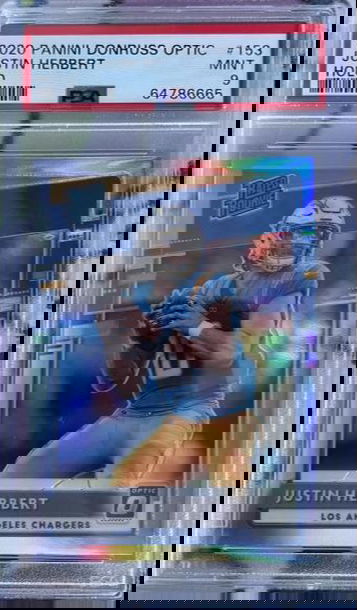 2020 Panini Donruss Optic Justin Herbert Holo