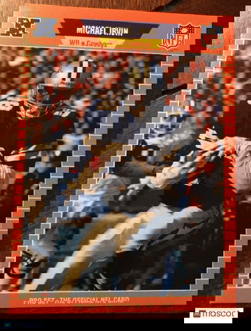 1989 Pro Set #89 Michael Irvin Rookie Card Dallas Cowboys HOF 🏈 FREE S&H