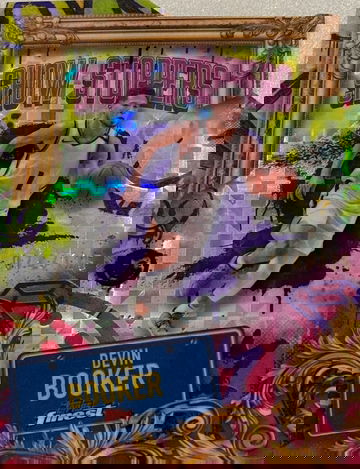 DEVIN BOOKER 2024-25 TOPPS FINEST SHOWSTOPPERS PURPLE XFRACTOR /125