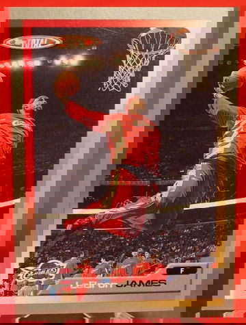 Lebron James TOPPS TOTAL SILVER 2006 Basketball Card #45