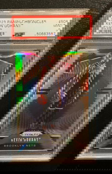 2019 Prizm Update Silver Kevin Durant #508 PSA 9 Mint 