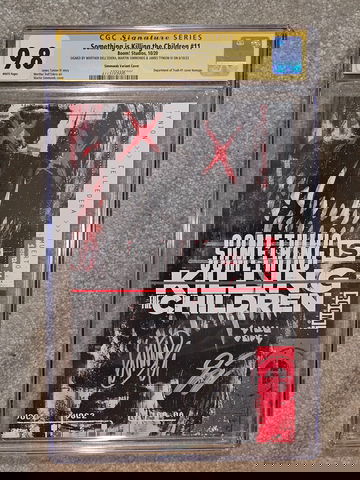 Something is Killing the Children #11 1:100 | CGC SS 9.8 | 3X Signed