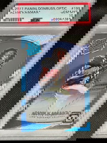 PSA 10 Panini Donruss Optic Alvin Kamara #199 RC