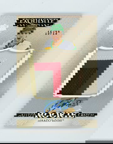 MARCO ROSSI 2022-23 Upper Deck Exquisite Collection Jumbo Patch Auto Rc Gold #15/23 RPA