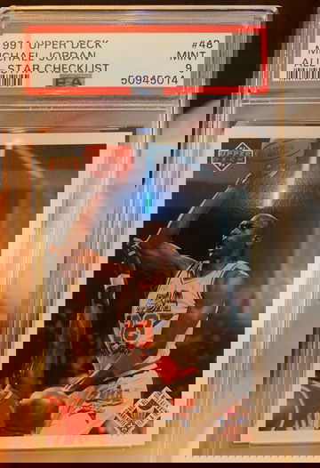 1991 Upper Deck Michael Jordan All-Star PSA 9