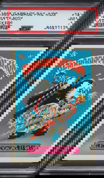 1985 Garbage Pail Kids NASTY NICK #1a PSA 7 NM 