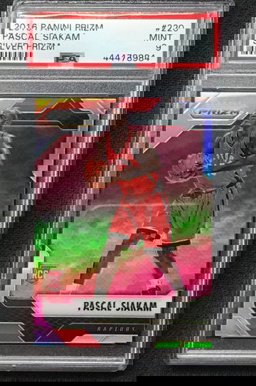 Pascal siakam silver prizm rc psa 9 