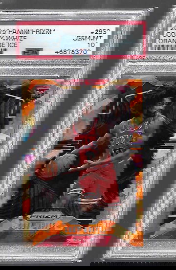 2019 Panini Prizm Coby White Orange Ice