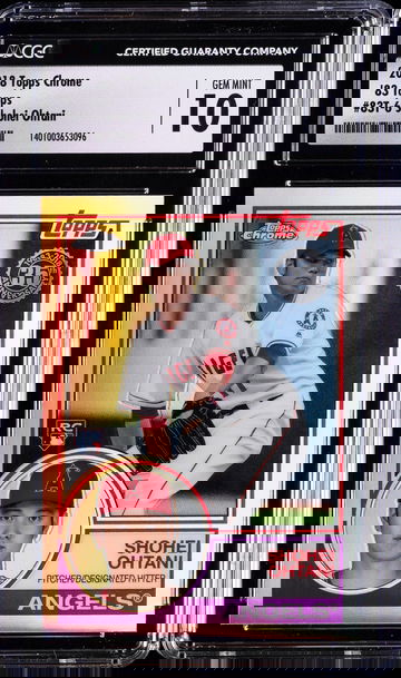 2018 Topps Chrome '83 Topps Shohei Ohtani CGC 10