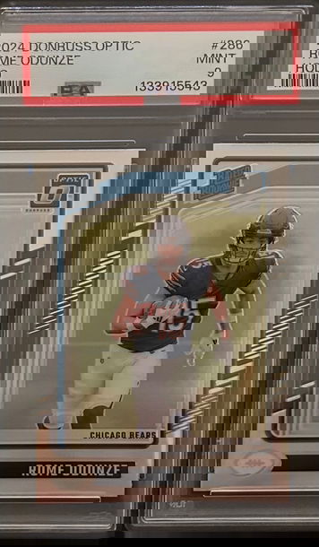 2024 Donruss Optic Rome Odunze Rated Rookie Holo PSA 9 No. 286