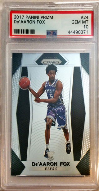 De'Aaron Fox 2017 Panini Prizm PSA 10
