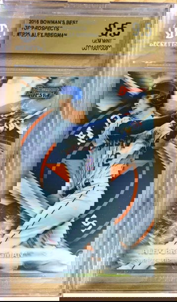 Alex Bregman 2016 Bowman Best Prospect RC BGS 9.5 Gem Mint Houston Astros