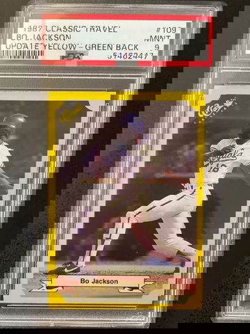 1987 Classic #109 Green Bo Jackson PSA 8