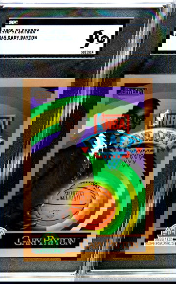 1990-91 Skybox #365 Gary Payton RC SGC 9