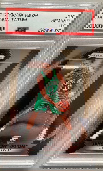Jayson Tatum 2017 Panini Prizm Base PSA 10