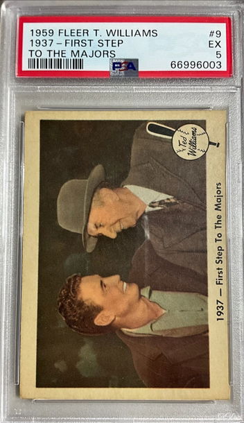 1959 FLEER TED WILLIAMS #9 EX PSA 5