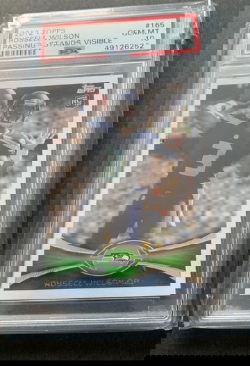 2012 topps Russell Wilson PSA 10